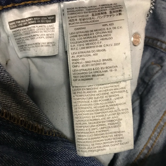 Levi's Men's 516 Straight Leg Slim Fit Jeans - Light Wash, Size 33x30 - Picture 6 of 6